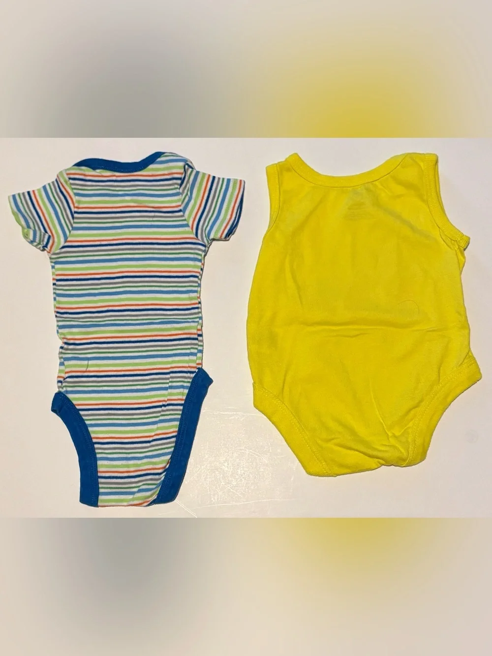 Gerber and Garanimals Newborn baby Little Brother & striped onesies babies